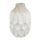 Keramická váza Livorno krémovo-hnědá, 13x13x20 cm