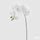 Umělá květina větvička orchideje bílá, 93 cm