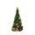 Vánoční dekorace svíčka ve tvaru stromečku, 12,5 cm