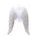 Vianočná ozdoba anjelské krídla biela, 2x11x15,5 cm