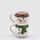 Vánoční porcelánový hrnek na čaj/kakao sněhulák 2ks, 17x10 cm