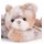 Plyšová kočička Cosy Cats hnědá/stříbrná, 18cm