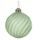 Vianočná sklenená ozdoba gula/slza zelená 1ks, 8 cm