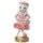 Dekorace figura kočičí dáma v outfitu 1ks, 4x7,2x18x5cm