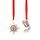 Vánoční set porcelánové ozdoby hvězda/bota, Christmas Lights, 6,8 cm, Rosenthal