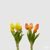 Umelé kvety zväzok tulipánov 5ks žltá/oranžová 1ks, 26 cm