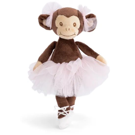 Plyšová opička baletka Sweet Missy hnědá, 25 cm