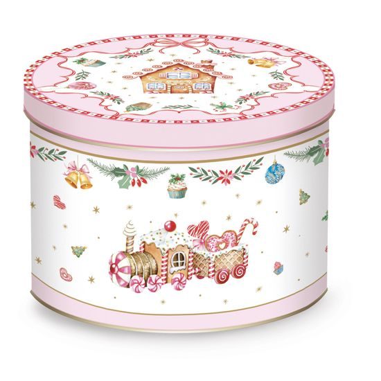 Vánoční porcelánový hrnek Sweet Christmas 350ml v plechové dóze 1ks, Easy Life