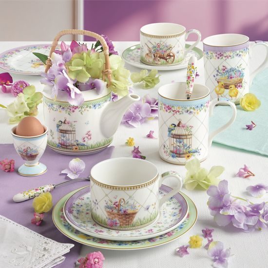 Velikonoční sada hrnků na čaj 2ks 275ml Spring Bloom, Easy Life