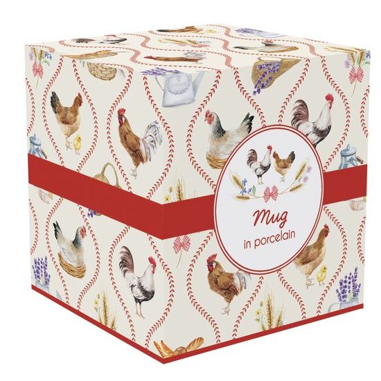 Porcelánový hrnek Country Life v dárkovém balení 275ml, Easy Life