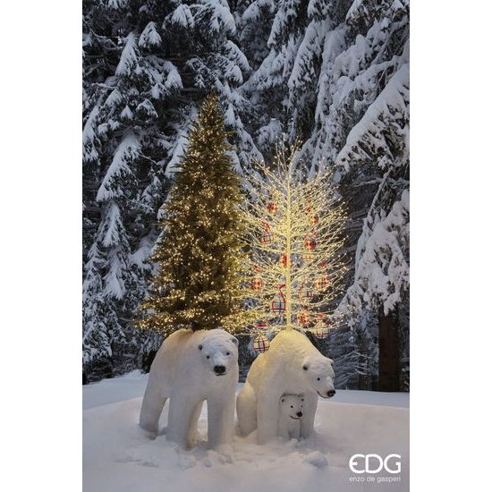 Svetelný strom 2000LED biely, 180 cm