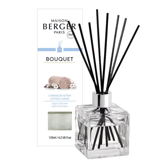 Maison Berger Paris - Aroma difuzér CUBE Bavlnená starostlivosti, 125 ml