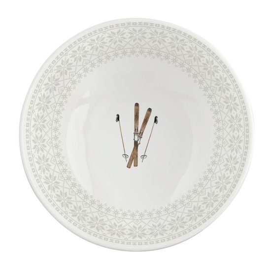 Vianočná porcelánová miska Chalet 15 cm, Easy Life