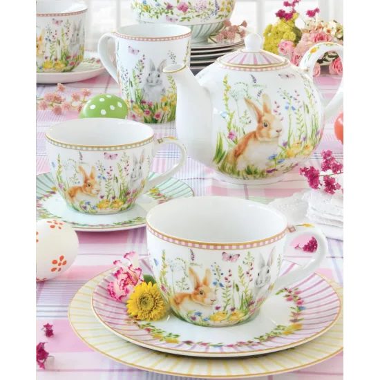 Veľkonočné šálky na espresso 4ks Happy Easter 100ml, Easy Life