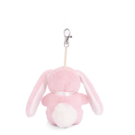Klíčenka plyšový zajíček Bouncy Bunny růžový