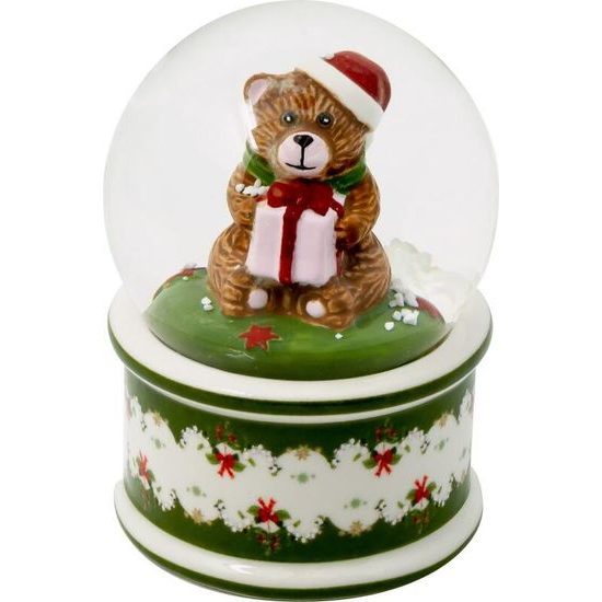 Christmas Toys Sněžítko s medvídkem, 6,5x9 cm, Villeroy & Boch