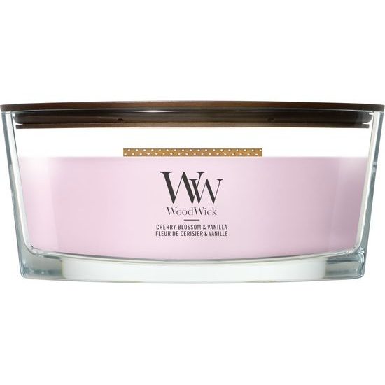 WoodWick - Cherry Blossom & Vanilla, svíčka loď 453.6 g