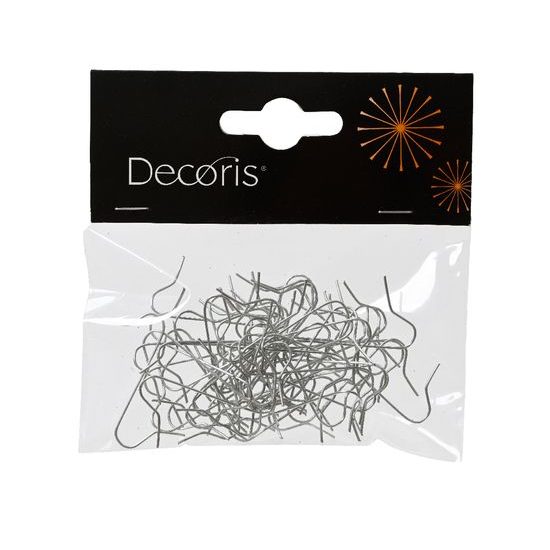 Vianočné kovové háčiky na ozdoby 50ks