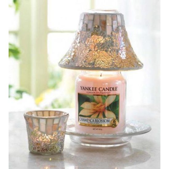 Yankee Candle - Gold and Pearl svícen na čajovou/votivní svíčku