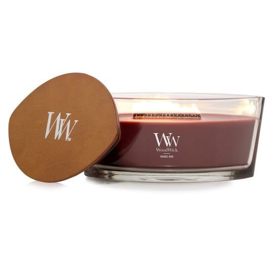 WoodWick - Rouge Oud svíčka loď, 453.6 g