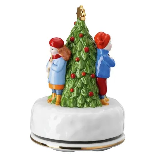 Vianočná hracia skrinka veľká, Christmas Sounds Ø 11,5 cm, Rosenthal