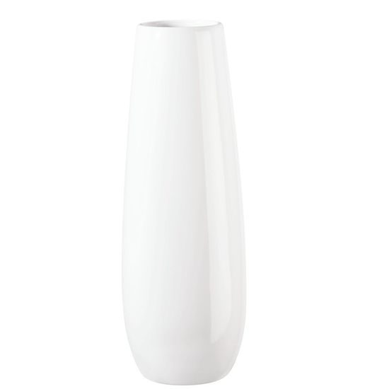 Keramická váza Ease biela, 32x10 cm