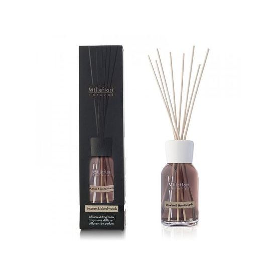 Millefiori Milano - Natural aróma difuzér Incense & Blond Woods, 100 ml