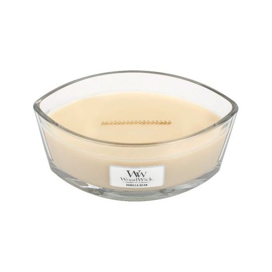 WoodWick - Vanilla Bean svíčka loď, 453.6 g