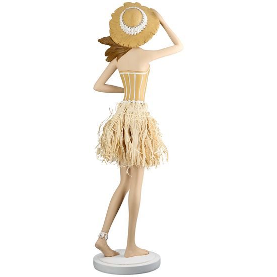 Dekorace figura letní žena Suzanne, 14,5 x18,5 x 58,5 cm