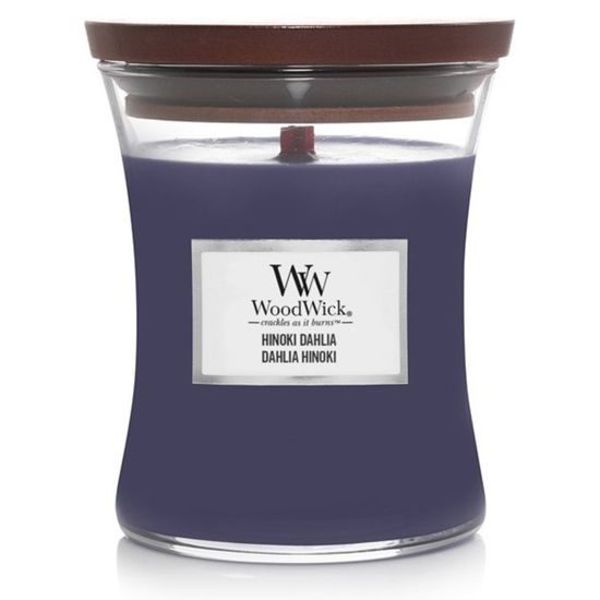 WoodWick - Hinoki Dahlia, váza střední 275 g