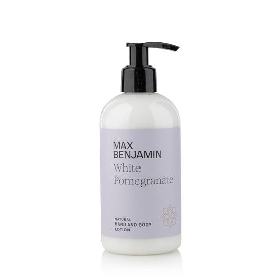 Max Benjamin - Dárková sada tekuté mýdlo a mléko na ruce a tělo White Pomegranate 2x300ml