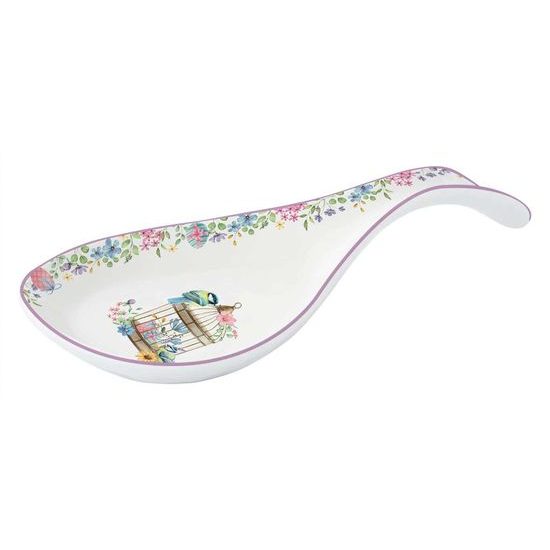 Porcelánová odkladacia lyžica Spring Bloom 27x12 cm, Easy Life
