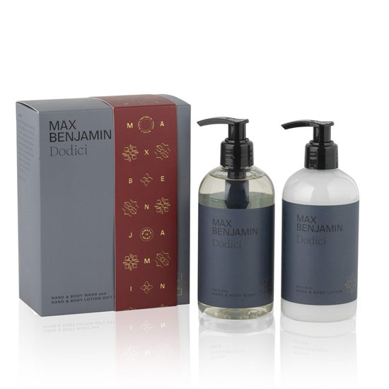 Max Benjamin - Darčeková sada tekuté mydlo a mlieko na ruky a telo Dodici 2x300ml