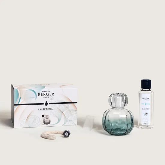 Maison Berger Paris - Dárková sada: Katalytická lampa Corali zelená + Nebeská voda, 250 ml
