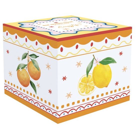 Porcelánová miska na zmrzlinu se lžičkou 1ks Fruit Mania 8,5x7cm, Easy Life