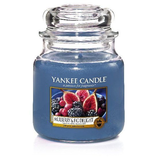 Yankee Candle - Classic vonná svíčka Mullberry and Fig Delight 411g