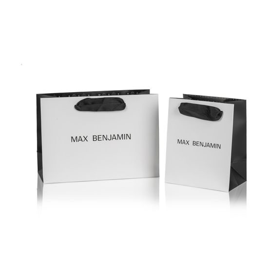 Max Benjamin - bílá dárková taška velká