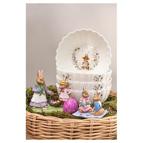 Bunny Tales velikonoční dekorace, zajíčci na pikniku, Villeroy & Boch