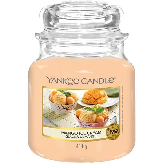 Yankee Candle - Classic vonná svíčka Mango Ice Cream 411 g