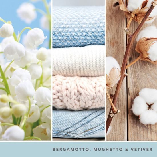 Yankee Candle - Signature vonná sviečka Clean Cotton, 567g
