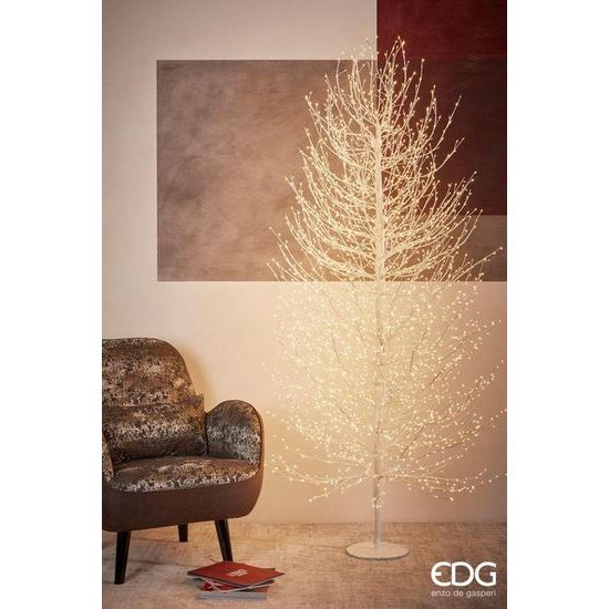Svetelný strom 2000LED biely, 180 cm