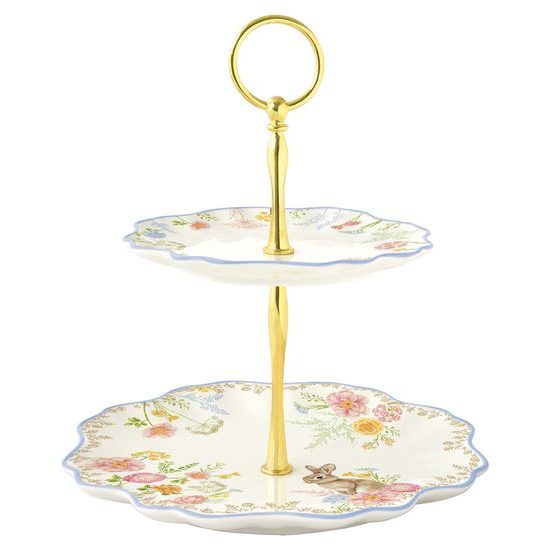 Veľkonočný dvojposchodový etažér Tres Jolie Ø 21/16 cm, Easy Life