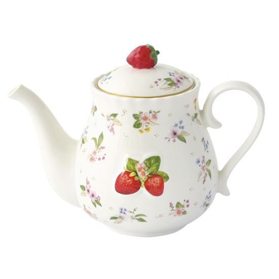 Porcelánová konvice na čaj Fancy Fruit 850ml, Easy Life