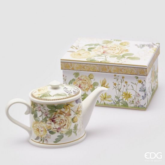 Porcelánová konvice 600 ml Flower Garden, 11x19x14 cm