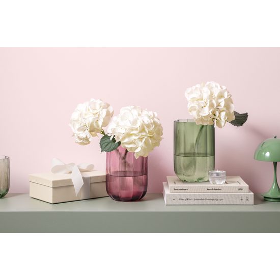 Skleněná váza Fleur zelená 22,5cm, Villeroy & Boch