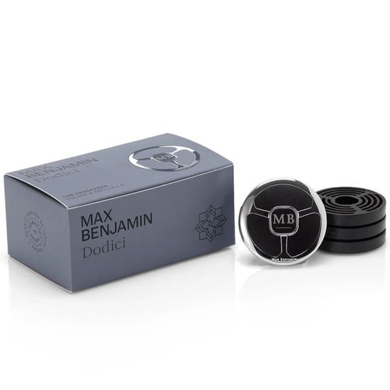 Max Benjamin - Dárková sada vůně do auta Dodici + 4ks náplně