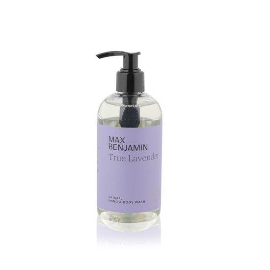 Max Benjamin - Dárková sada tekuté mýdlo a mléko na ruce a tělo True Lavender 2x300ml