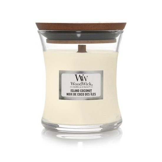 Woodwick Island Coconut, váza malá 85 g