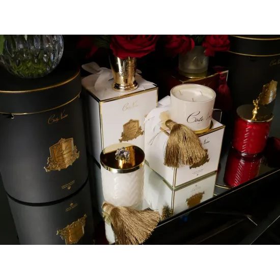 Côte Noire - Herringbone sviečka so strapcom, Kokosová sušienka