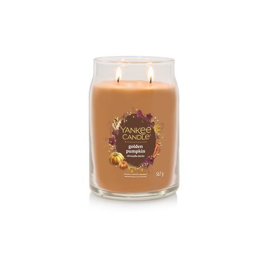 Yankee Candle - Signature vonná svíčka Golden Pumpkin, 567g